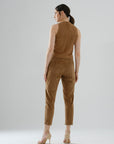 Classic Suede Vest – Brown