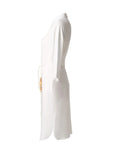 Ecru Rosella Womens Shirt Knee Length Dress Fınal Item - Porterist 2