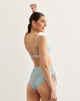 Gigi Bikini Bottoms Glitter Blue Fınal Item - Porterist 3
