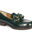 Saint G Livia Loafers Footwear Green