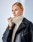 Loose-Fit Oversized Biker – Black