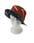Indigo Pattern 1/Mud Cloth Pattern 1 Unisex Reversible Bucket Hat
