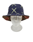 Indigo Pattern 1/Mud Cloth Pattern 1 Unisex Reversible Bucket Hat