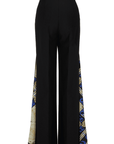 Wide-Leg Satin Pants