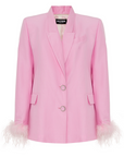 Feathered Blazer Jacket