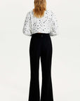 Loose-Fitting Flare Pants
