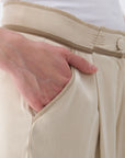 Pleated Ivory Palazzo Pants