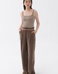 Pleated Palazzo Pants
