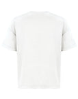 Ivory Logo Designed Basic T-shirt