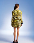 Multi-Colored High Waist Printed Shorts