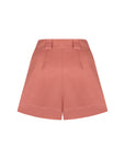 High Waist Pink Bermuda Shorts