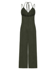 Khaki Strappy Dress
