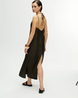 Khaki Strappy Dress