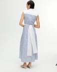 Belted Multicolor Shirt Dress