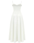 Corset Detailed Midi Dress