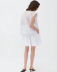 Zippered White Vest