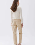 Beige Mom Fit Jeans