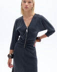 Draped Detail Dress