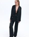 Pocketed Double-Breasted Jacket
