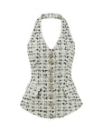 Multicolor Tweed Vest