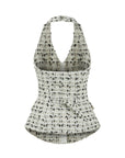 Multicolor Tweed Vest