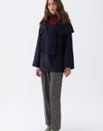 Full Coat with Front Tie Detail