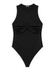 Black Twist Detailed Bodysuit