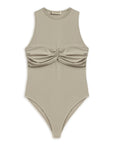 Ivory Twist Detailed Bodysuit