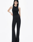Black Twist Detailed Bodysuit