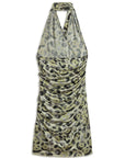 Multicolor Printed Mini Dress