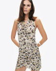 Multicolor Printed Mini Dress
