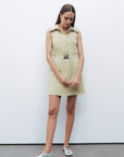 Olive Mini Dress with Pockets