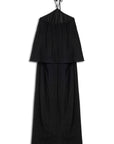 Black Halter Neck Maxi Dress