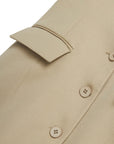 Beige Strapless Mini Dress