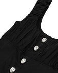 Black Corset Design Mini Dress