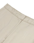 Beige Slit Detailed Pants