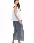 Multicolor Striped Sheer Pants