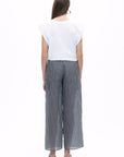Multicolor Striped Sheer Pants