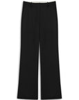 Black Double-Pleated Pants