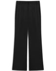 Black Double-Pleated Pants
