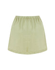 Olive Mini Skirt with Cargo Pocket
