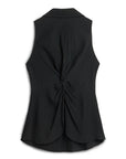 Black Accessory Detailed Blouse