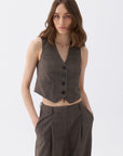 Multicolor Double-Breasted Vest