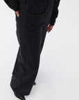 Black Stone Embroidered Jeans