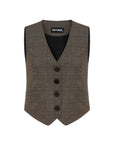 Multicolor Double-Breasted Vest