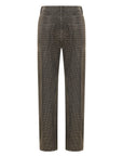 Black Stone Embroidered Mom Fit Jeans