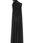 Black One Shoulder Maxi Dress