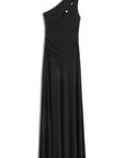 Black One Shoulder Maxi Dress