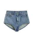 Indigo Mini Denim Shorts