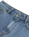 Indigo Mini Denim Shorts